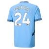 Original Trikotsatz Manchester City Gvardiol 24 Heimtrikot 2024-25 Für Kinder